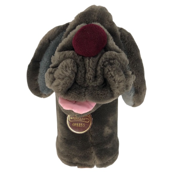 Vintage Ganzbros WRINKLES Dog Plush Hand Puppet 9.5” TALL - Picture 4 of 12